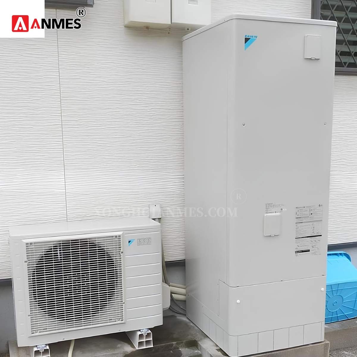 Lắp đặt hệ thống nước nóng trung tâm Heatpump